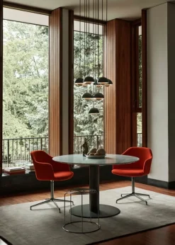 &Tradition In Between SK19 table, black - white marble