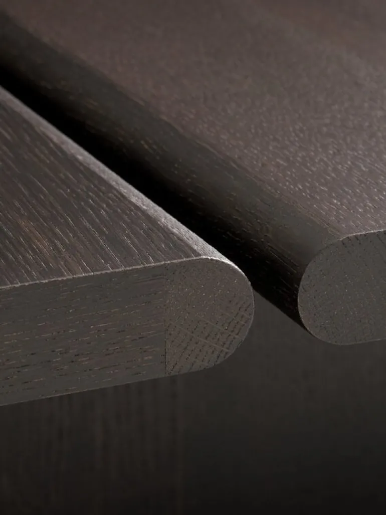 &Tradition Ita OS4 coffee table, 110 x 110 cm, dark stained oak