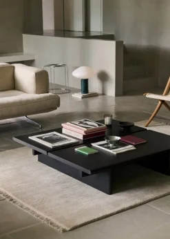 &Tradition Ita OS4 coffee table, 110 x 110 cm, dark stained oak