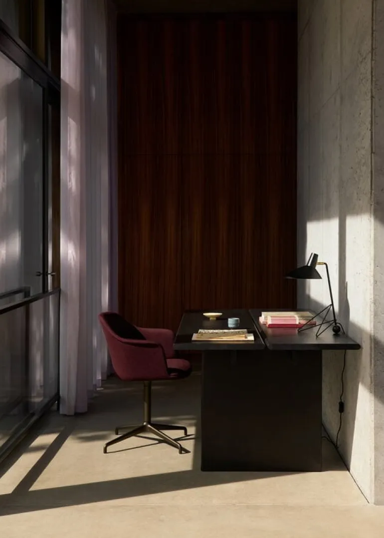 &Tradition Ita OS1 dining table, 200 x 95 cm, dark stained oak