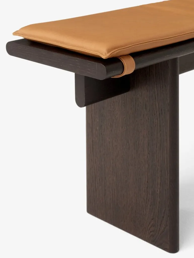 &Tradition Ita OS5 seat pad, 170 x 30 cm, Noble cognac leather