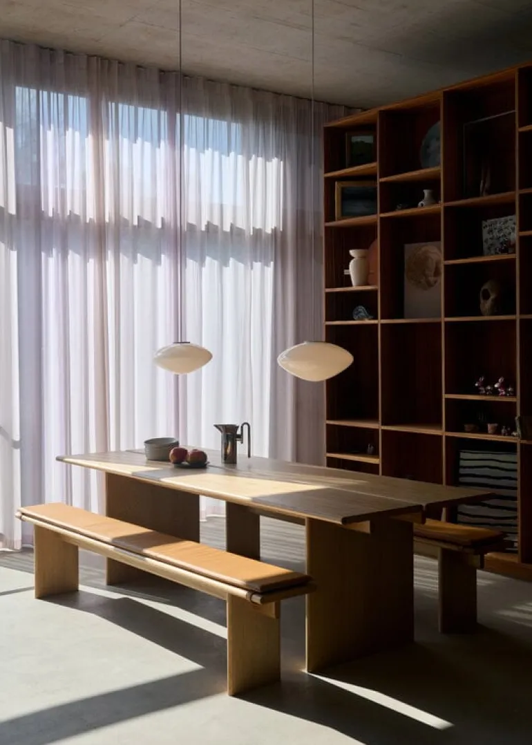 &Tradition Ita OS5 seat pad, 170 x 30 cm, Noble cognac leather