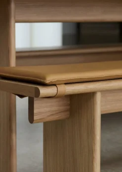 &Tradition Ita OS5 seat pad, 170 x 30 cm, Noble cognac leather