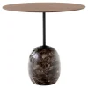 &Tradition Lato LN9 coffee table, walnut - Emperador marble
