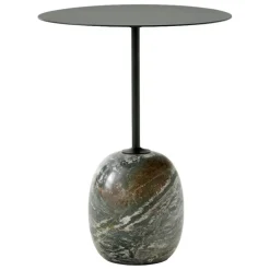 &Tradition Lato LN8 coffee table, deep green - Verde Alpi marble