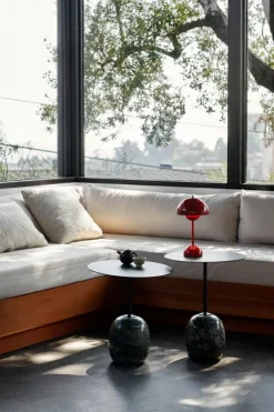 &Tradition Lato LN8 coffee table, deep green - Verde Alpi marble