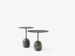 &Tradition Lato LN8 coffee table, deep green - Verde Alpi marble