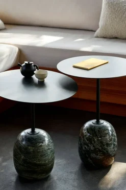 &Tradition Lato LN8 coffee table, deep green - Verde Alpi marble