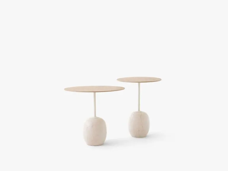 &Tradition Lato LN9 coffee table, oak - Cream Diva marble