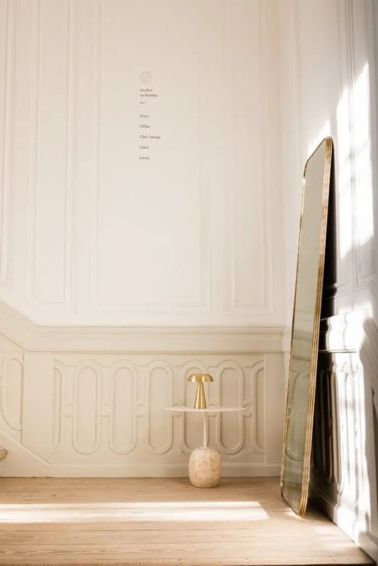 &Tradition Lato LN9 coffee table, oak - Cream Diva marble