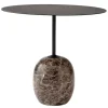 &Tradition Lato LN9 coffee table, black - Emperador marble