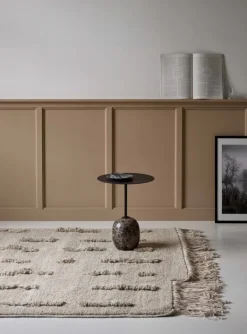 &Tradition Lato LN8 coffee table, black - Emperador marble