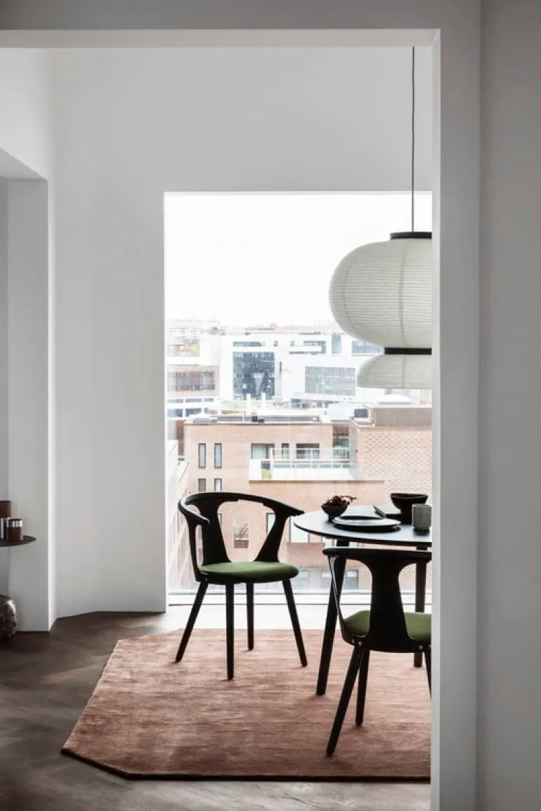 &Tradition Lato LN8 coffee table, black - Emperador marble