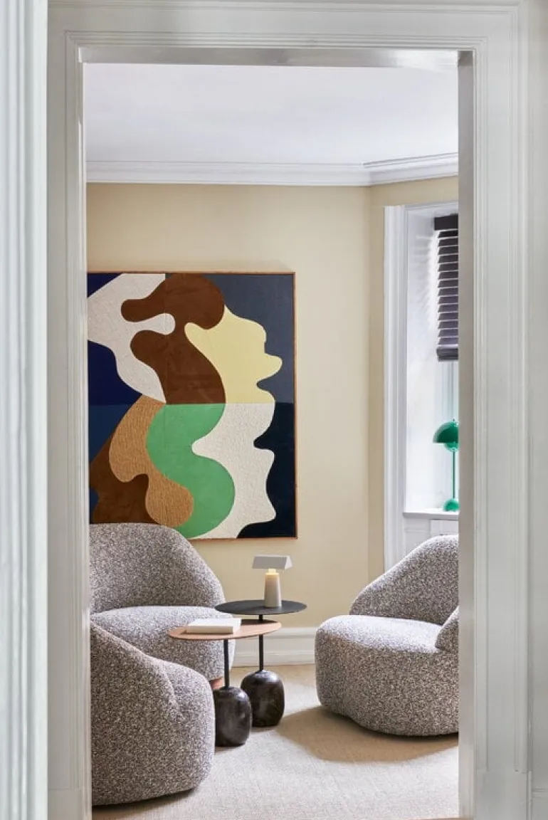 &Tradition Lato LN8 coffee table, black - Emperador marble