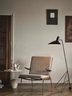 &Tradition Lato LN8 coffee table, white - Cream Diva marble