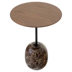 &Tradition Lato LN8 coffee table, walnut - Emperador marble