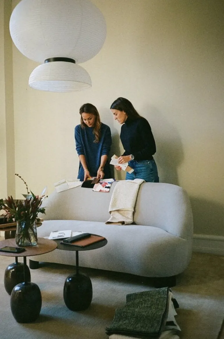 &Tradition Lato LN8 coffee table, walnut - Emperador marble