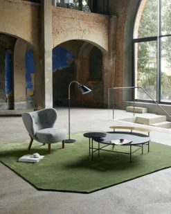 &Tradition Little Petra lounge chair, Hallingdal 130 - walnut