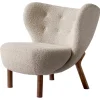 &Tradition Little Petra lounge chair, Karakorum 003 - walnut