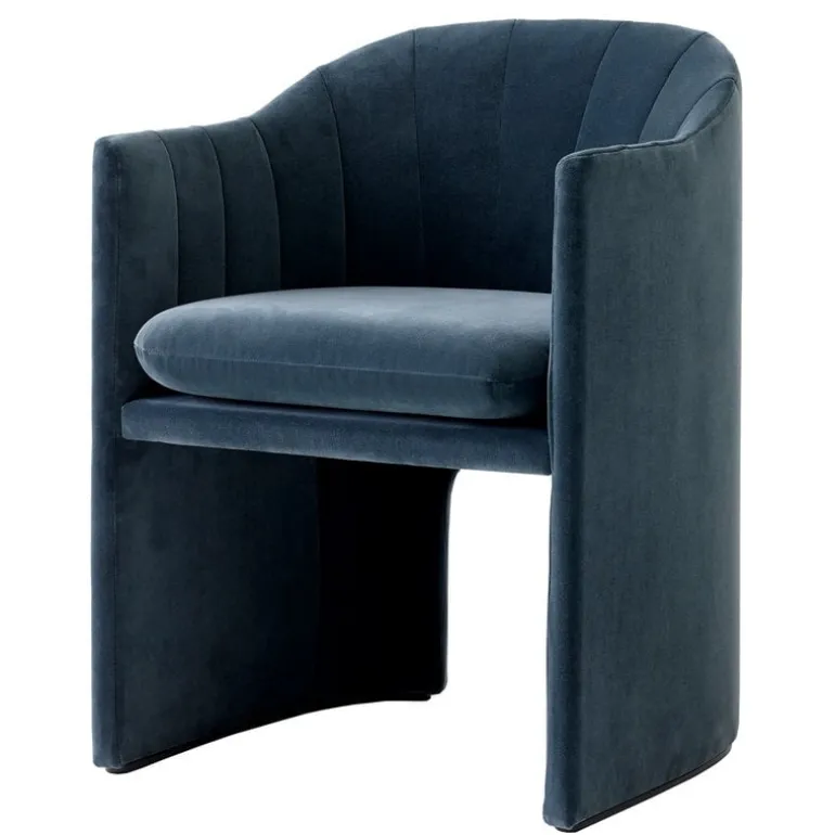 &Tradition Loafer SC24 chair, Ritz 0408 Blue-gray