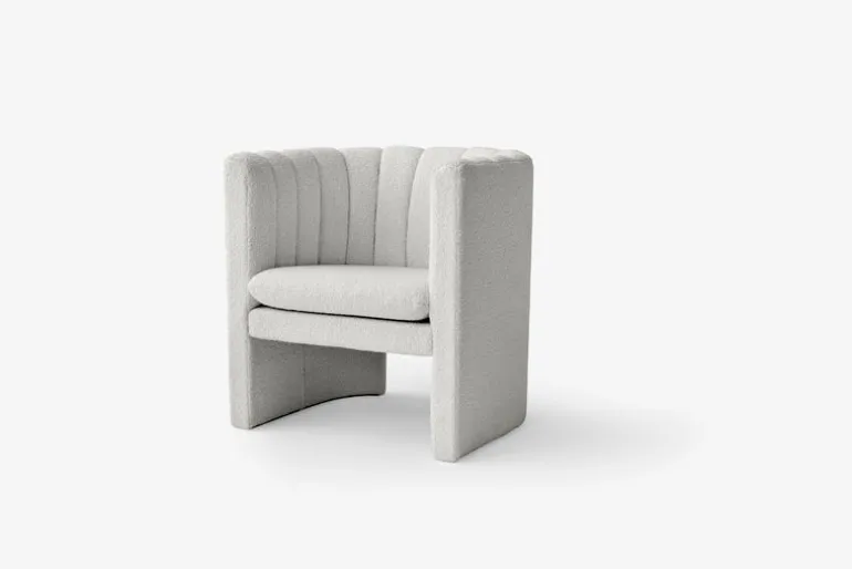 &Tradition Loafer SC23 lounge chair, Karakorum 001 Ivory