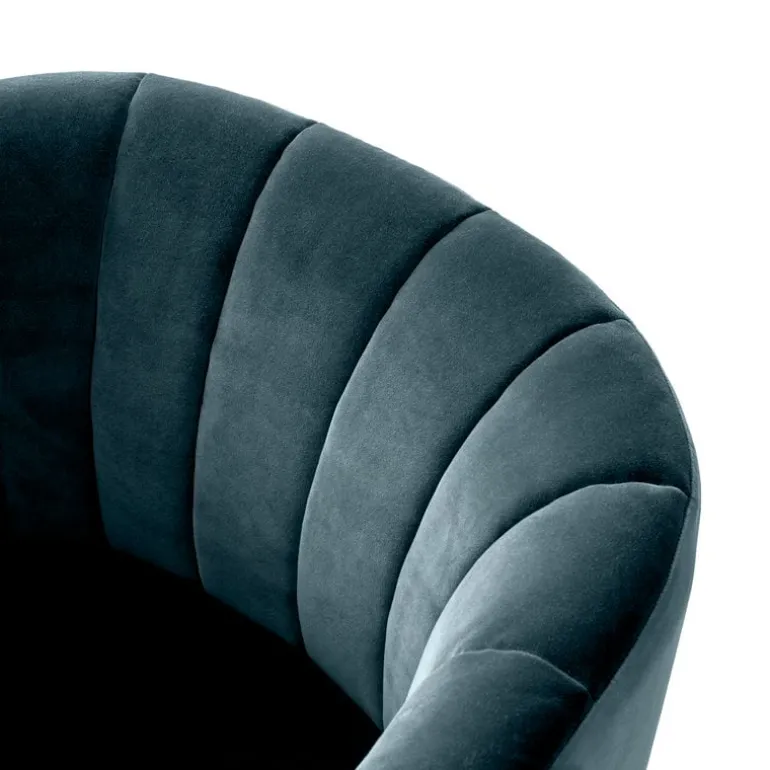 &Tradition Loafer SC23 lounge chair, Ritz 0408 Blue-gray