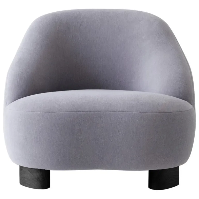 &Tradition Margas LC1 lounge chair, black lacquered oak - Gentle 133