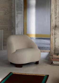 &Tradition Margas LC1 lounge chair, black lacquered oak - Gentle 133