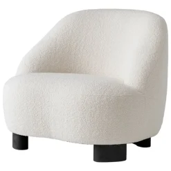 &Tradition Margas LC1 lounge chair, black lacquered oak - Karakorum 001