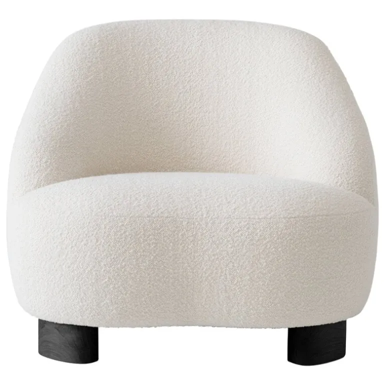 &Tradition Margas LC1 lounge chair, black lacquered oak - Karakorum 001