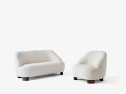 &Tradition Margas LC1 lounge chair, walnut - Karakorum 001