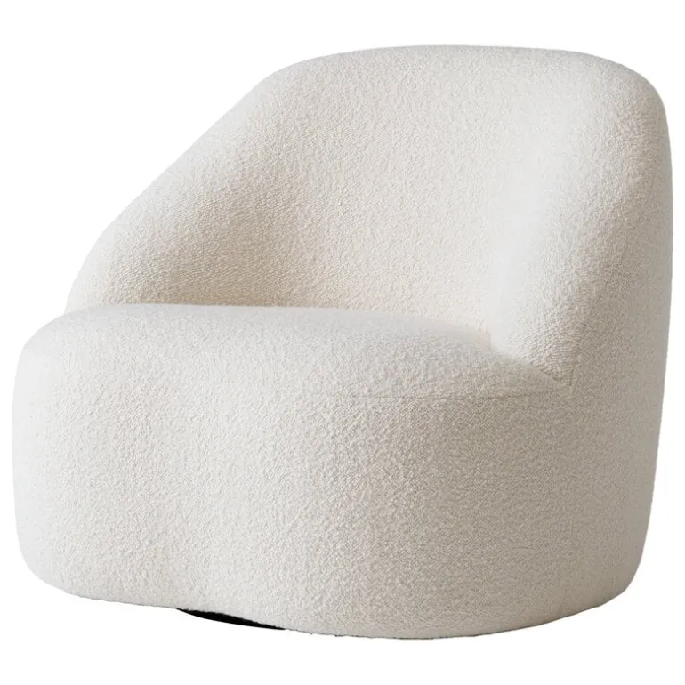 &Tradition Margas LC2 lounge chair, swivel, black - Karakorum 001