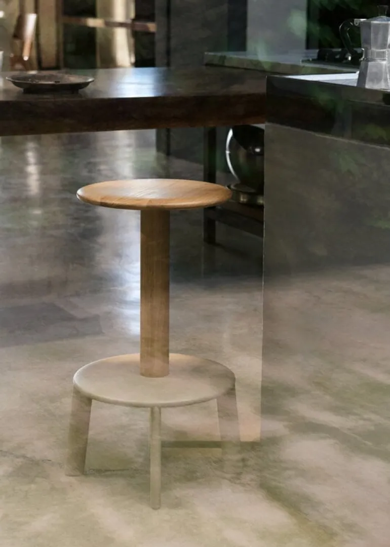 &Tradition Massif AV40 bar stool, oak - grey beige