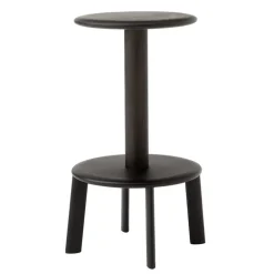 &Tradition Massif AV39 counter stool, dark stained oak - warm black
