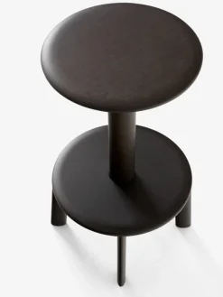 &Tradition Massif AV39 counter stool, dark stained oak - warm black