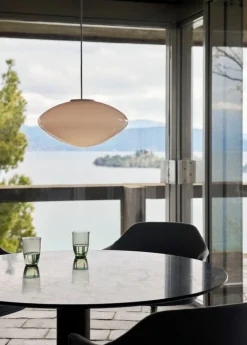 &Tradition Mist pendant lamp AP16, matt white - opal glass