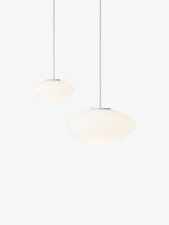 &Tradition Mist pendant lamp AP15, matt white - opal glass
