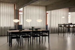 &Tradition Mist pendant lamp AP15, matt white - opal glass