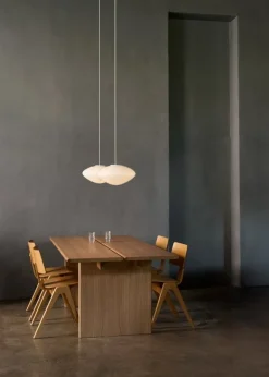 &Tradition Mist pendant lamp AP15, matt white - opal glass