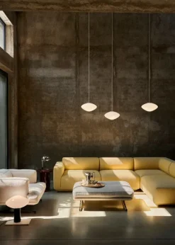 &Tradition Mist pendant lamp AP15, matt white - opal glass