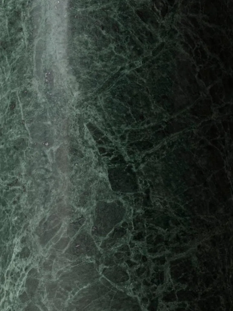 &Tradition Mist table lamp AP17, Guatemala Verde marble - opal glass