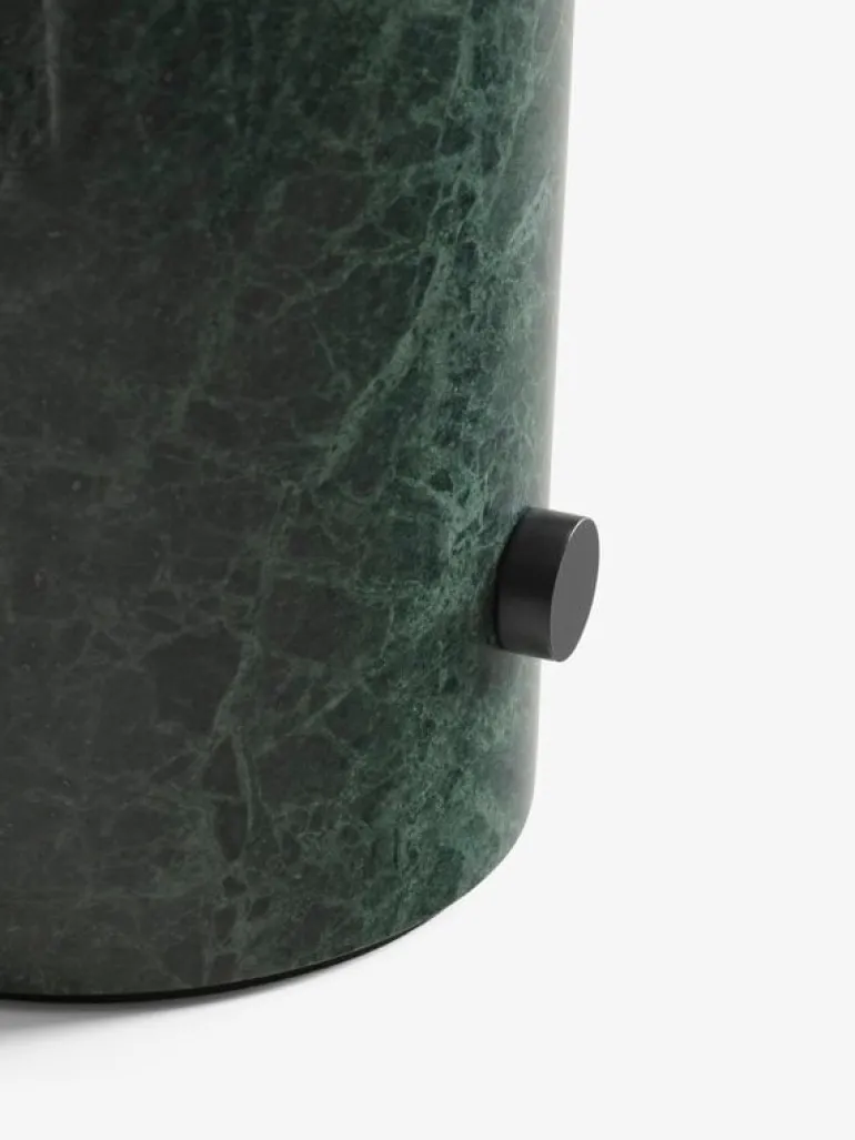 &Tradition Mist table lamp AP17, Guatemala Verde marble - opal glass