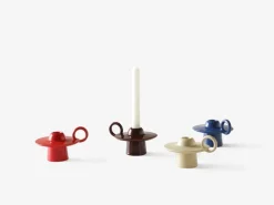 &Tradition Momento candleholder JH39, red brown