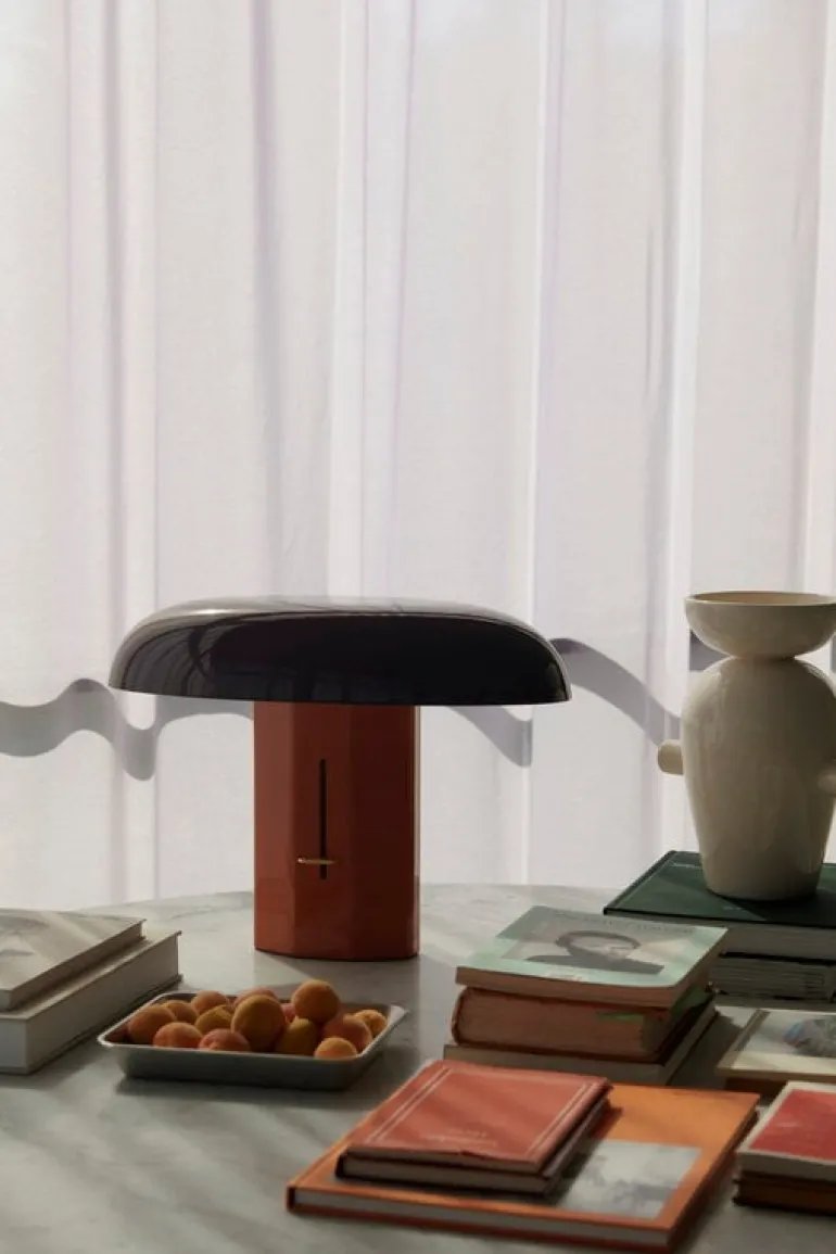 &Tradition Montera JH42 table lamp, amber - ruby