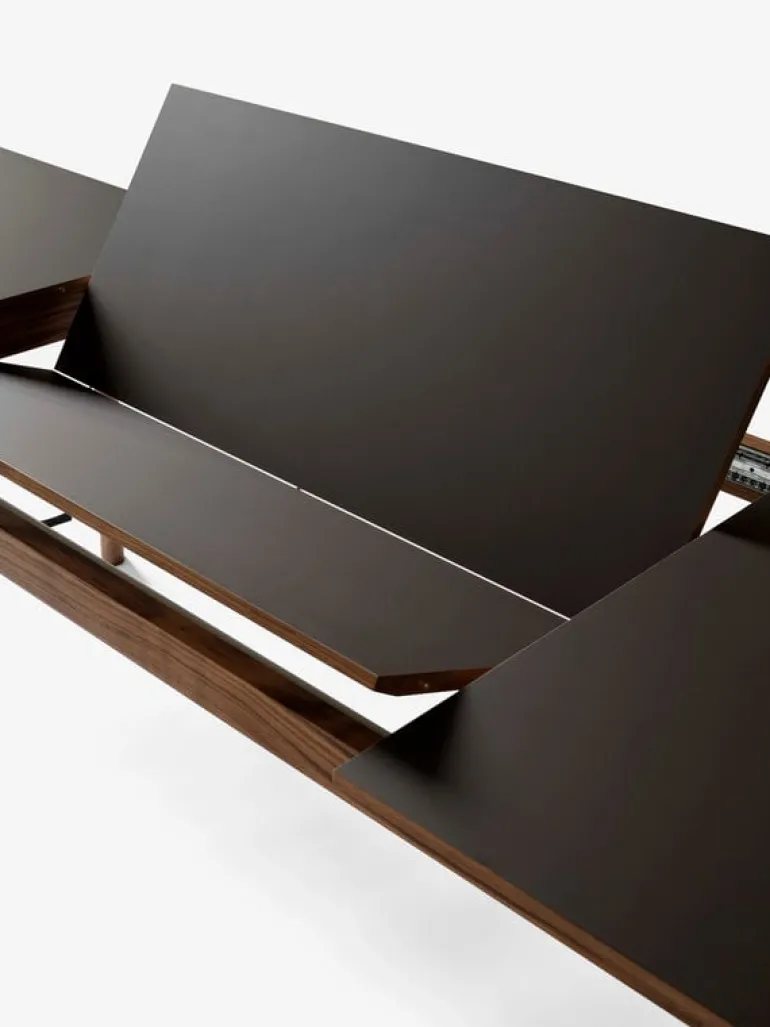 &Tradition Patch HW2 table, 240 cm, oiled walnut - dark brown laminate