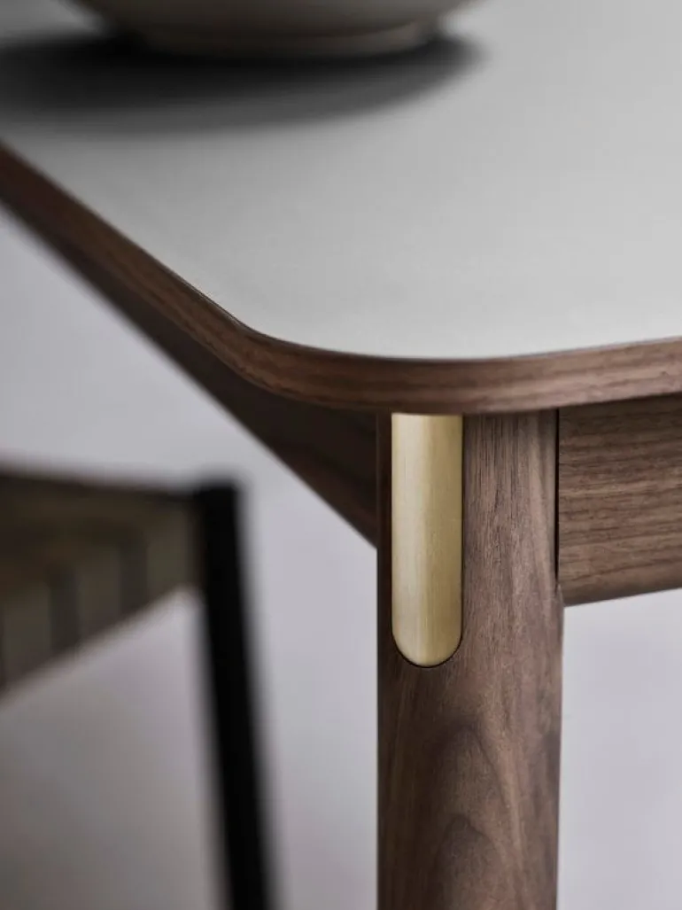 &Tradition Patch HW1 table, 180 cm, smoked oak - grey laminate