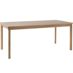 &Tradition Patch HW1 table, 180 cm, white oiled oak - beige laminate