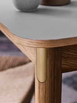 &Tradition Patch HW1 table, 180 cm, white oiled oak - beige laminate