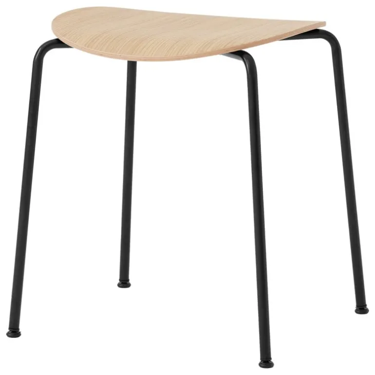 &Tradition Pavilion AV36 stool, lacquered oak