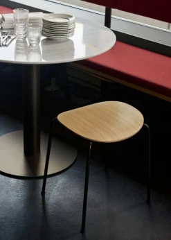 &Tradition Pavilion AV36 stool, lacquered oak